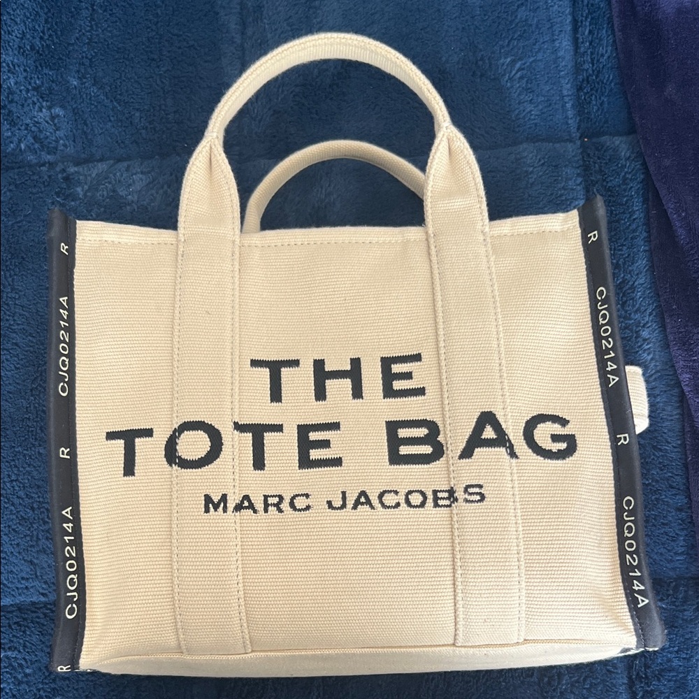 Marc Jacobs Cream and Black Tote Bag